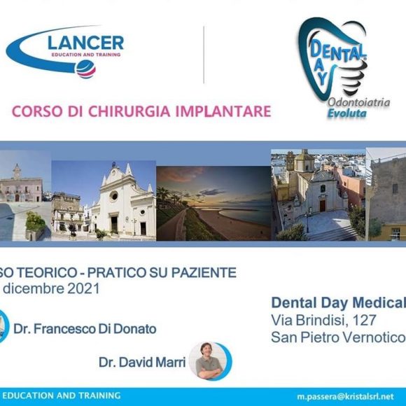 Corso chirurgia implantare – San Pietro Vernotico 2021